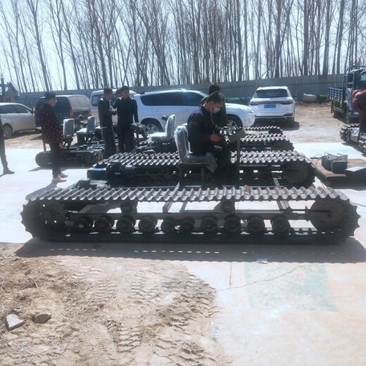 自走式履帶運(yùn)輸車底盤全地形履帶車底盤履帶式行走底盤總成