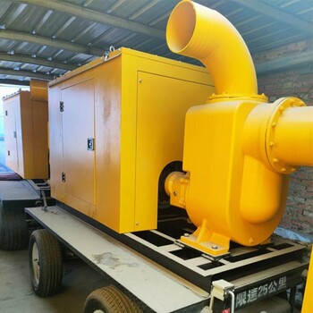 應急防汛泵車12寸抗洪排水移動泵車自吸式柴油機水泵