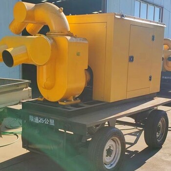 應急防汛泵車12寸抗洪排水移動泵車自吸式柴油機水泵