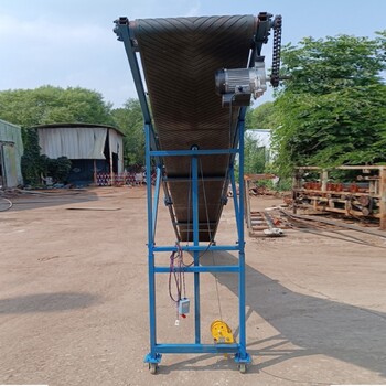 折疊移動(dòng)式傳送帶小型皮帶輸送機(jī)可移動(dòng)式糧食裝車(chē)機(jī)