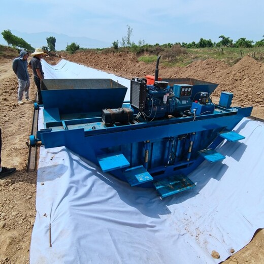 水渠成型機(jī)多少錢全自動水渠成型機(jī)水渠一次成型機(jī)
