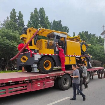 隧道混凝土濕噴機械手 工程底盤濕噴臺車 混凝土機械手濕噴臺車