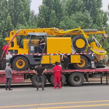 隧道混凝土濕噴機械手 工程底盤濕噴臺車 混凝土機械手濕噴臺車