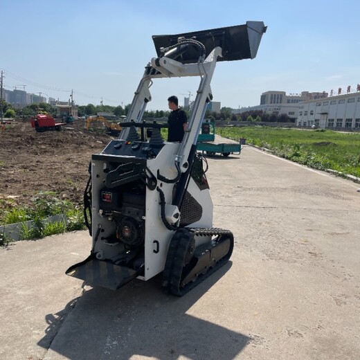 小型輪式滑移式裝載機(jī)大馬力履帶式滑移裝載車迷你多功能工程鏟車