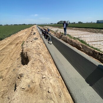 混凝土渠道成型机排水沟农田渠道成型机一次性一次性渠道成型机