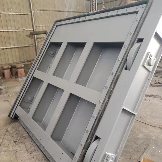 内江PZ机闸一体式钢制闸门2米1.5米铸铁闸门清污机