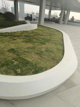 上海浦东真石丽泰科石座椅长条景观组合坐凳广场公园树池