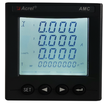 安科瑞AMC72三相電壓電流表多功能電表