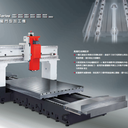 台湾亚崴龙门加工中心LP5021设备稳定做工精细