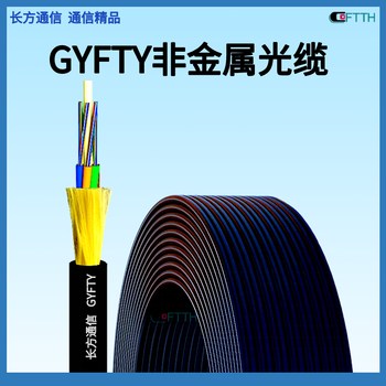 GYFTY非金属光缆24芯导引光缆48芯无金属抗干扰光缆