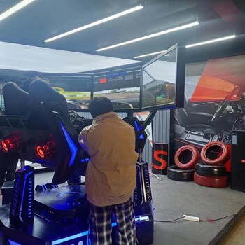 青岛游乐设备出租VR滑雪机出租VR赛车出租真人娃娃机