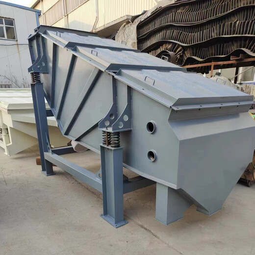 砂石概率篩石粉直線振動篩大型分選石料機