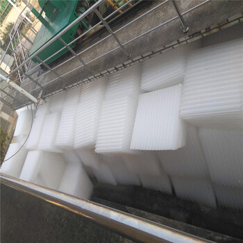 污水自來水電廠沉淀池乙丙共聚/聚丙烯六角蜂窩斜管斜板填料
