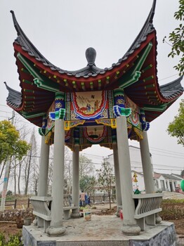 手繪各種古建筑油漆彩畫和璽蘇軾璇子彩繪一麻五灰
