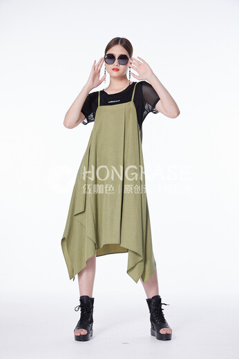 廣東原創(chuàng)設(shè)計(jì)師品牌尾貨庫存女裝HKS&JXL夏休閑簡約拿貨渠道批發(fā)