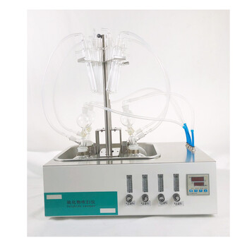 聚莱4位水质硫化物酸化吹气仪旋转样品架操作简单