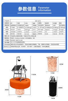 微小型浮标水质在线监测系统-低重心设计-KNF-407S