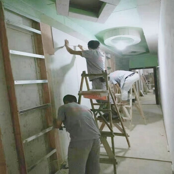 貴州貴陽木工培訓(xùn)基地,石膏板吊頂施工工藝流程