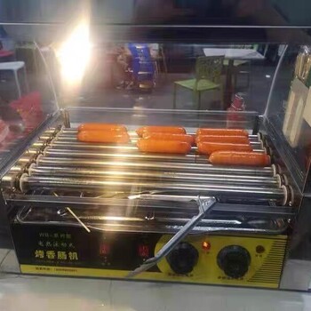 杭州食品烤肠机短期出租五管旋转烤肠机电动租赁