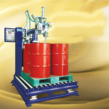 液體自動(dòng)定量灌裝機(jī)_1000L噸桶瀝青粉灌裝機(jī)
