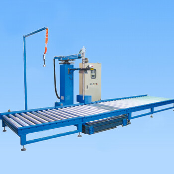 1000L噸桶桌面型伺服包裝機(jī)-固化劑包裝機(jī)