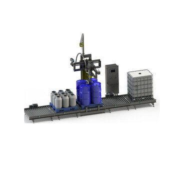 液體包裝機-800KG-IBC噸桶純丙乳液包裝機