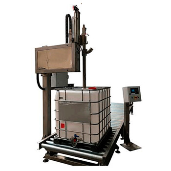 1000L-IBC噸桶擺臂式灌槍壓蓋機(jī),液體壓蓋機(jī)