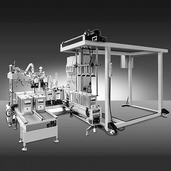 易起泡液體灌裝機(jī)18KG油漆涂料灌裝機(jī)