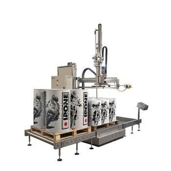 180L粘合劑壓蓋機-全自動尋口壓蓋機
