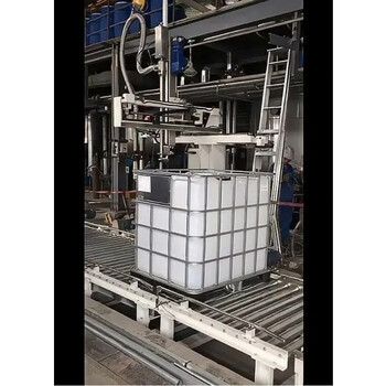 IBC噸桶自動(dòng)裝桶壓蓋機(jī)純丙乳液壓蓋機(jī)