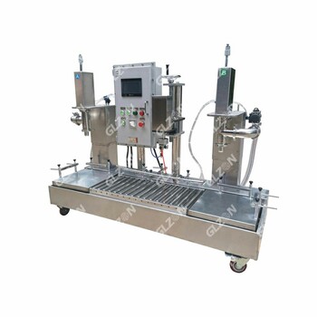 20KG雙頭液體定量分裝機,五仁香酥醬分裝機