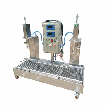 20KG雙頭液體定量分裝機,五仁香酥醬分裝機