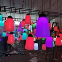 光波鼓互動(dòng)裝置呼吸森林夜游展覽