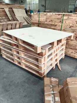 黄岛厂家生产胶合板实木免熏蒸木托盘外形美观承受力好