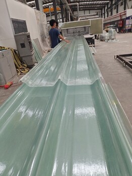 玻璃钢防腐瓦阻燃塑料屋面FRP树脂玻璃纤维波纹板厂房聚酯防腐板