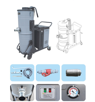 4KW粉塵工業吸塵器工業脈沖吸塵機鐵屑砂石吸塵器