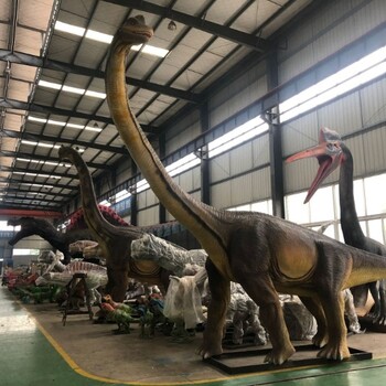 仿真玻璃钢恐龙雕塑游乐园景观动物模型摆件