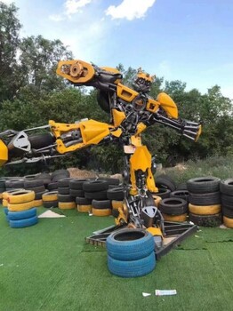 主題展覽道具變形金剛展仿真大黃蜂模型戶外景區(qū)引流