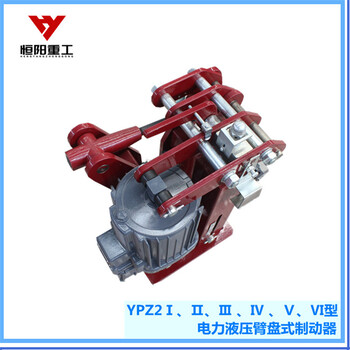 恒陽重工電力液壓臂盤式制動(dòng)器YPZ2III-630/201無需潤(rùn)滑