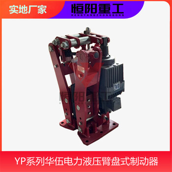 YPZ2-50/6液压臂盘式制动器无需润滑恒阳生产