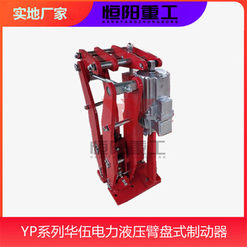 恒阳YPZ2III-301/6液压臂盘式制动器卡装插入