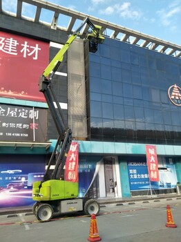 上海临港附近20米直臂高空车哪有16米电动曲臂车出租