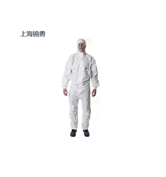 白色带帽防护服/连体防护服-化学品喷洒防护服放射性颗粒防护服