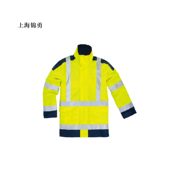 高警示防寒服/防護工作服-PU防水面料防寒服-防雨防雪保暖勞保服