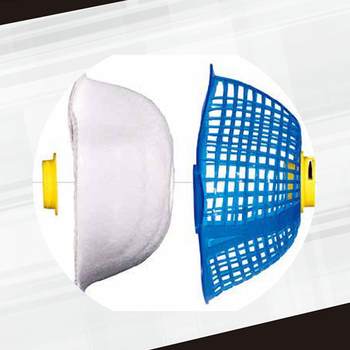 塑网蜘蛛带呼吸阀口罩，蓝色防尘口罩FFP2等级防尘口罩，口罩