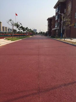 四川樂山透水混凝土市政綠道工程透水地坪商業(yè)步行街鋪裝