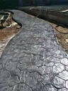 濱州混凝土壓模地坪做法博興縣新農村壓花仿石路面建設