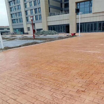 佛山現澆壓花路面施工隊壓印混凝土強化料生產銷售電話