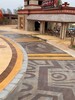 杭州旅游度假小镇彩色艺术地坪砾石聚合物装饰混凝土铺装