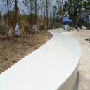 西雙版納景區(qū)現(xiàn)澆藝術混凝土坐凳真石麗泰科石材料制作
